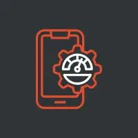 Smartphone icon representing mobile-optimized, fast-loading WordPress design.