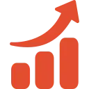 Arrow icon for WordPress solutions tailored to business growth.