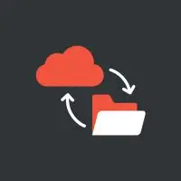 Backup icon illustrating daily automated backups with fast restore options.